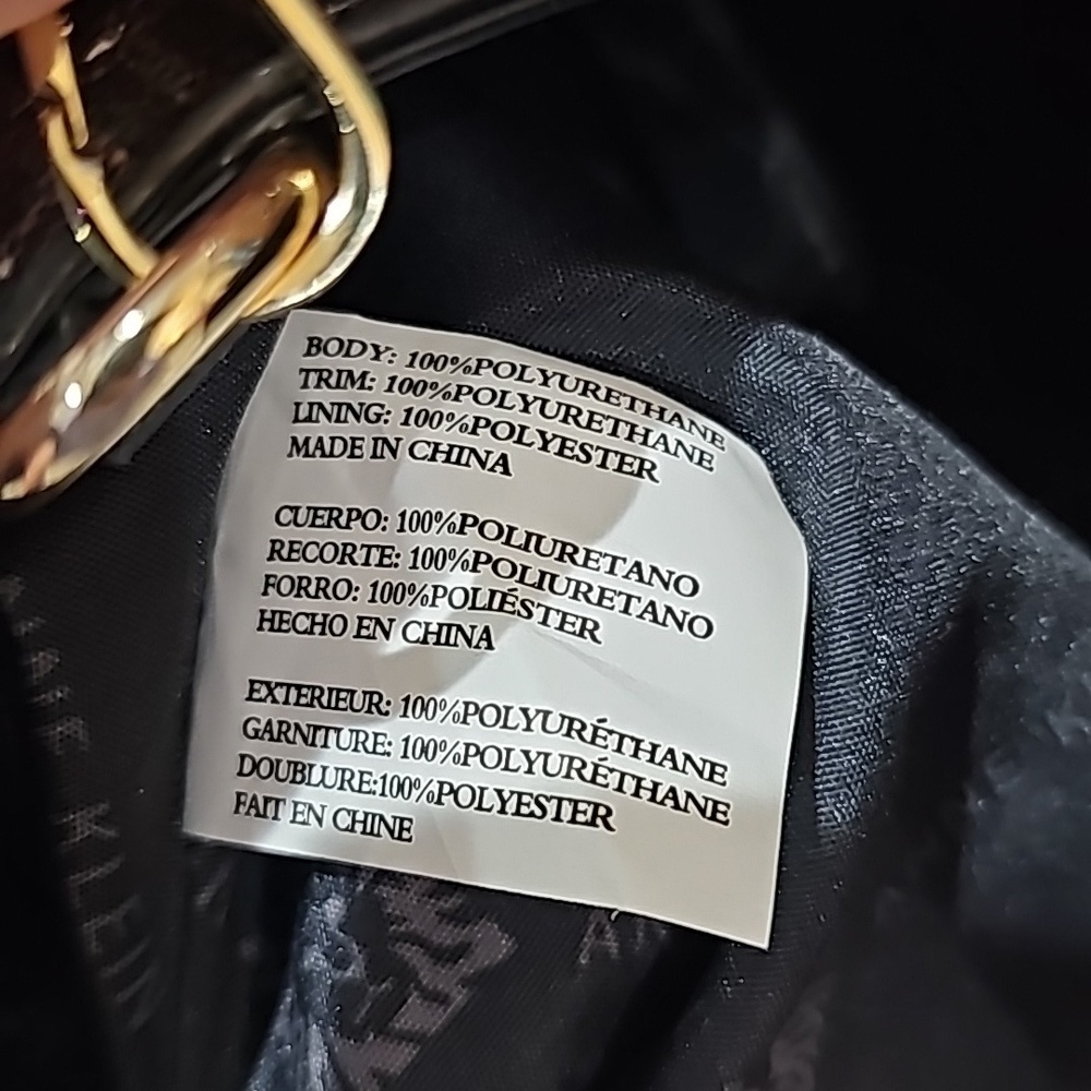Anne Klein Logo Midi Satchel Black - Picture 10 of 15